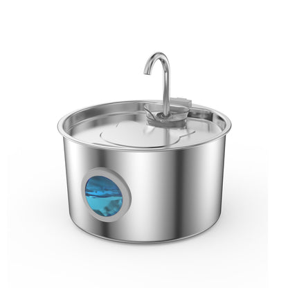 Fuente Automática de Agua para Gatos de Acero Inoxidable