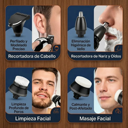 Luvna™ | Sistema de Afeitado Profesional 7 en 1